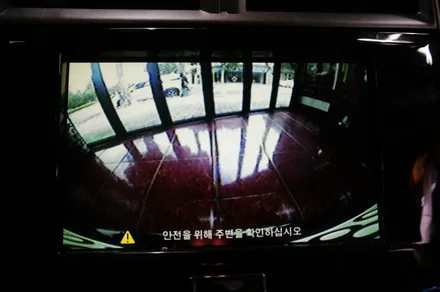 대구 경산 말리부8세대 버튼 있는 타입 안드로이드올인원에 AHD후방카메라 장착.