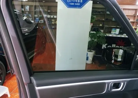 대구 경산 싼타페XM 열차단 확실한 썬팅으로 재시공하고 뜨거운 여름나기.