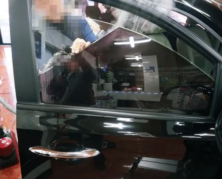 대구 경산 올뉴카니발 썬팅 재시공은 최고 가성비 필름으로.