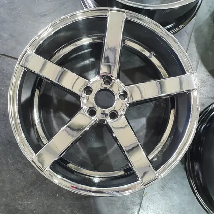 재규어 XJ 20인치 보센(VOSSEN) CV3 정품휠 블랙크롬 휠도색 휠복원 장착 / 파주시 장곡리