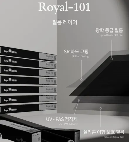 로얄시리즈 101 대구 달서구 K7 전면 재시공 비반사필름 가성비 필름 [ 아이나비 본리점 / 에이블 오토 ]