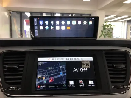 대구 카니발 리무진 스마트한 안전운행!! 모토 로이드 m8 + bar 모니터 시공 ~
