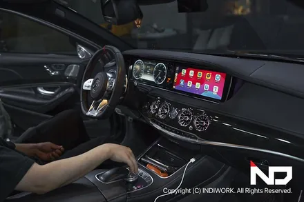 메르세데스 벤츠 S63AMG BITURBO 4MATIC  애플카플레이 빌드업 ! / 서울 구로구 구로동