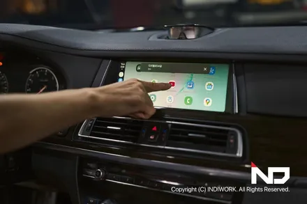 플래그십 BMW750Li  무선 카플레이& 무선 안드로이드 오토,    정전 방식의 터치 컨트롤 !! / 서울 구로구 구로동