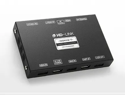 폭스바겐 투아렉,  LCD 터치 인 아웃 개조 N-LINK2 디지털 셋톱 & HDMI 인터페이스 IW04-VW-T 적용 / 서울 구로구 구로동