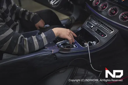 순정터치 없는 벤츠 E클래스 53AMG 쿠페 C238 에어터치&정전터치패널 시공 For 카링킷프로 Feat. 리모콘 꺼져 ! / 서울 구로구 구로동