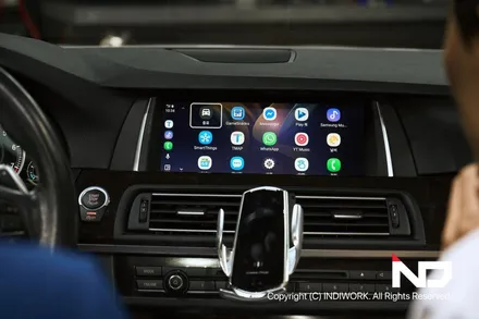 선택은 분명 해졌습니다.  2015년식 BMW528i F10 무선 안드로이드오토& 무선 카플레이 빌드업 ! / 서울 구로구 구로동