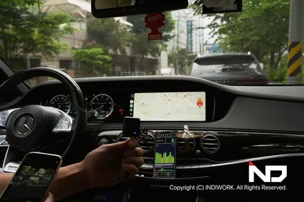 벤츠W222전기형 S63AMG , 무선 카플레이&안드로이드오토  + 재방사 안테나 시공 ! / 서울 구로구 구로동