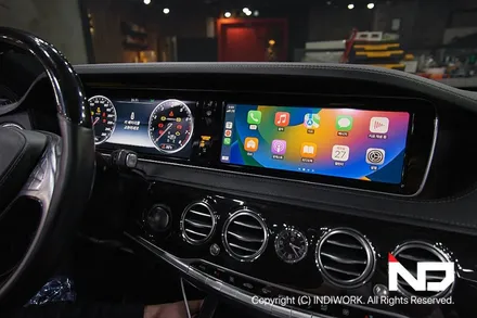 2015 벤츠 S클래스 S500 순정시스템 훼손없는 애플카플레이시공 / 서울 구로구 구로동