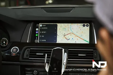 선택은 분명 해졌습니다.  2015년식 BMW528i F10 무선 안드로이드오토& 무선 카플레이 빌드업 ! / 서울 구로구 구로동