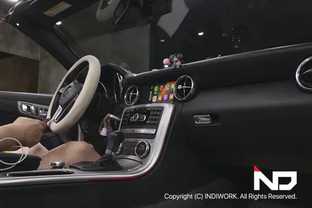 2012 벤츠 SLK 컨버터블 NTG4.5 아이폰 카플레이 시공 / 서울 구로구 구로동