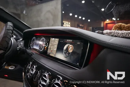 2015 벤츠 S500 W222 에 터치로 사용하는 안드로이드 M2C장착 순정훼손없이!~ / 서울 구로구 구로동