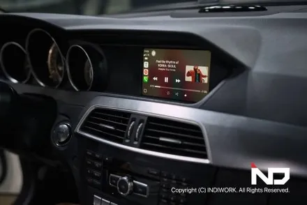 2014 벤츠 W204 C클래스 부활 무선 카플레이/안드로이드 오토 장착 (feat. SCB-NTG4.5-X 인터페이스) / 서울 구로구 구로동