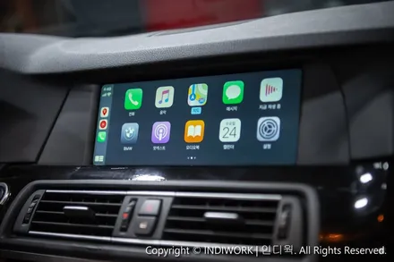 1,280*480 풀디지털,풀해상도, 정비율 BMW F10 CIC 애플카플레이 빌드업 !! / 서울 구로구 구로동