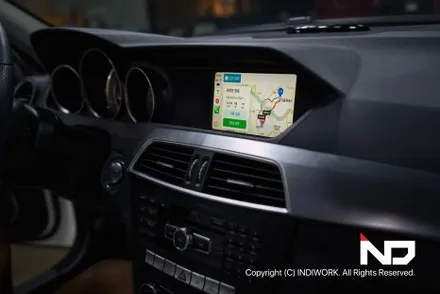 2014 벤츠 W204 C클래스 부활 무선 카플레이/안드로이드 오토 장착 (feat. SCB-NTG4.5-X 인터페이스) / 서울 구로구 구로동