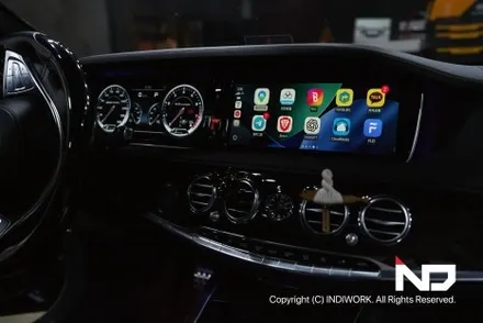 벤츠W222전기형 S63AMG , 무선 카플레이&안드로이드오토  + 재방사 안테나 시공 ! / 서울 구로구 구로동