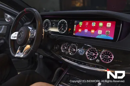 메르세데스 벤츠 S63AMG BITURBO 4MATIC  애플카플레이 빌드업 ! / 서울 구로구 구로동