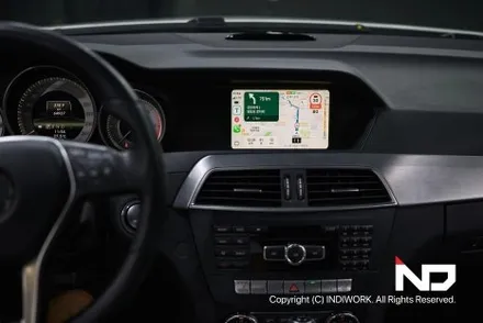 2014 벤츠 W204 C클래스 부활 무선 카플레이/안드로이드 오토 장착 (feat. SCB-NTG4.5-X 인터페이스) / 서울 구로구 구로동