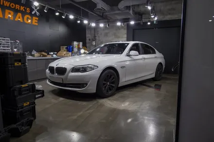 BMW F10 CIC 버전 , 정비율 고해상도 애플 카플레이 빌드업 ! / 서울 구로구 구로동