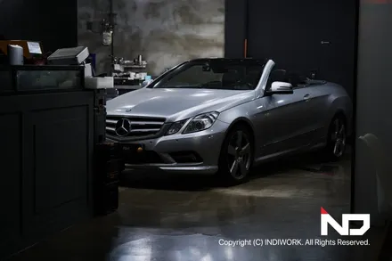 2011년 벤츠E350 카브리올레 A207 , 순정 스톼일~  무선 카플레이&안드로이드오토 빌드 업 ! / 서울 구로구 구로동