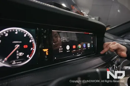 2015 벤츠 S500 W222 에 터치로 사용하는 안드로이드 M2C장착 순정훼손없이!~ / 서울 구로구 구로동