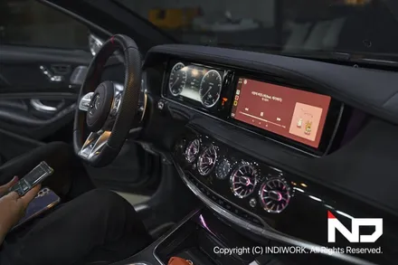 메르세데스 벤츠 S63AMG BITURBO 4MATIC  애플카플레이 빌드업 ! / 서울 구로구 구로동
