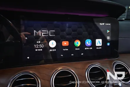 벤츠 E클래스 W213에서 순정모니터를 안드로이드로 사용 차량용 CAR PC M2C-200A-PLUS / 서울 구로구 구로동