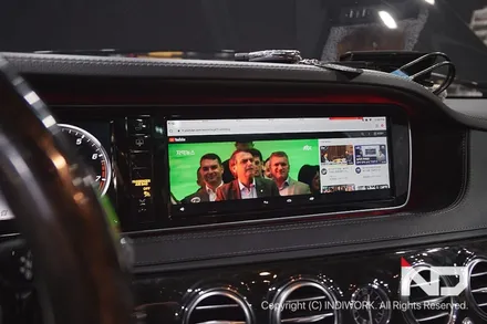 2015 벤츠 S500 W222 에 터치로 사용하는 안드로이드 M2C장착 순정훼손없이!~ / 서울 구로구 구로동