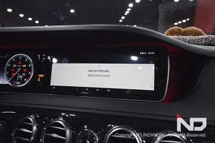 2015 벤츠 S500 W222 에 터치로 사용하는 안드로이드 M2C장착 순정훼손없이!~ / 서울 구로구 구로동