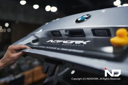 2009년 BMW E60 후기형에 무선 카플레이&안드로이드 오토 빌드 , ADD 트렁크 캐치형 후방 카메라 PGS 연동 / 서울 구로구 구로동