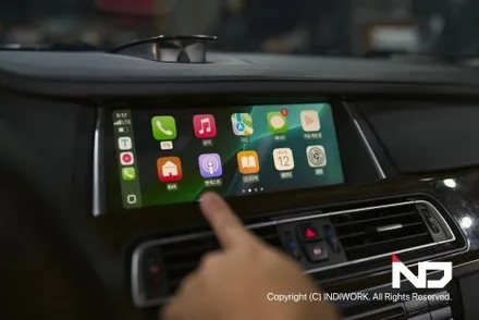 플래그십 BMW750Li  무선 카플레이& 무선 안드로이드 오토,    정전 방식의 터치 컨트롤 !! / 서울 구로구 구로동