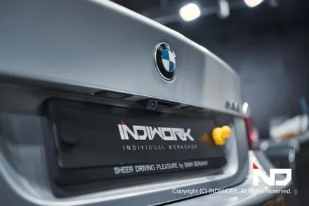 2009년 BMW E60 후기형에 무선 카플레이&안드로이드 오토 빌드 , ADD 트렁크 캐치형 후방 카메라 PGS 연동 / 서울 구로구 구로동