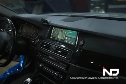 2014년 BMW528i (F10)  무선 안드로이드오토 & 무선 카플레이 설치 / 서울 구로구 구로동