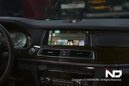 플래그십 BMW750Li  무선 카플레이& 무선 안드로이드 오토,    정전 방식의 터치 컨트롤 !! / 서울 구로구 구로동