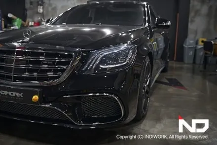 메르세데스 벤츠 S63AMG BITURBO 4MATIC  애플카플레이 빌드업 ! / 서울 구로구 구로동