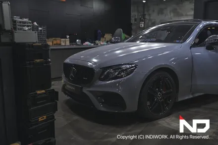순정터치 없는 벤츠 E클래스 53AMG 쿠페 C238 에어터치&정전터치패널 시공 For 카링킷프로 Feat. 리모콘 꺼져 ! / 서울 구로구 구로동
