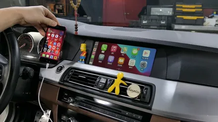 BMW F10 CIC 버전 , 정비율 고해상도 애플 카플레이 빌드업 ! / 서울 구로구 구로동