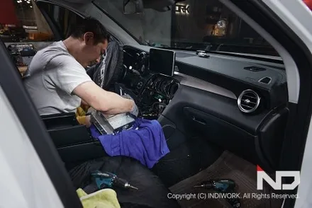 2019년 벤츠 GLC 카플레이 빌드업 \