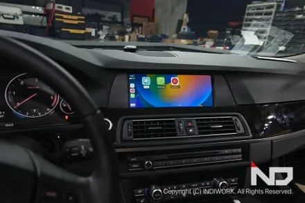 BMW520D(F10) 순정 내비게이션 포기 ,애플 카플레이 겟 !  안드로이드 오토 겟! / 서울 구로구 구로동