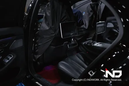 벤츠W222전기형 S63AMG , 무선 카플레이&안드로이드오토  + 재방사 안테나 시공 ! / 서울 구로구 구로동