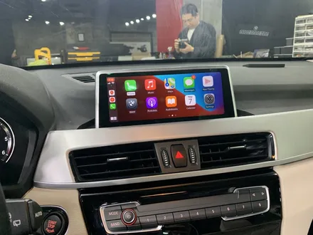 2020년 BMW X1 (F48) EVO ID6버전 모니터 교체 !  6.5인치 -> 8.8인치 사이즈업 레트로핏 & 1,280X480 고해상도  애플 카플레이 빌드업 ! / 서울 구로구 구로동