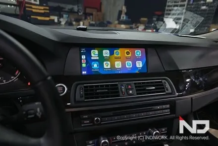 BMW520D(F10) 순정 내비게이션 포기 ,애플 카플레이 겟 !  안드로이드 오토 겟! / 서울 구로구 구로동