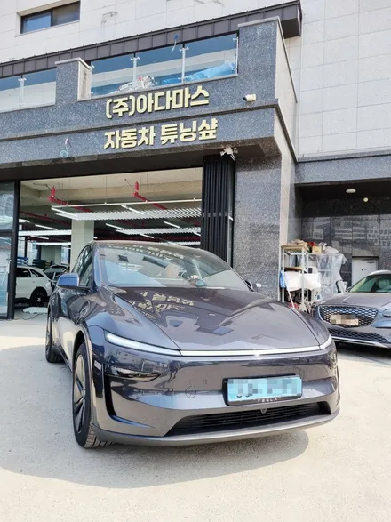 하남/서울 테슬라 모델Y 썬팅 전파방해 고민? 레인보우 IS200 신차패키지 / 하남 풍산동