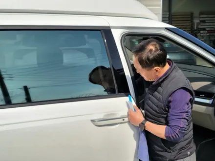 카니발 하이리무진 차박을 위한 썬팅은 솔라가드퀀텀으로 챙겼어요 / 하남 풍산동