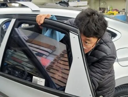 쏘나타 썬팅, 블락포디 스카이블루 + PPF + 시트코팅 / 하남 풍산동
