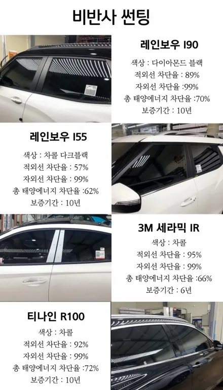 스타리아 7,9인승 카고, 캠핑카는 썬팅이 중요해요. / 하남 풍산동
