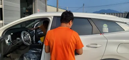 스포티지 하이브리드 출고후 받는 열차단 썬팅 / 하남 풍산동