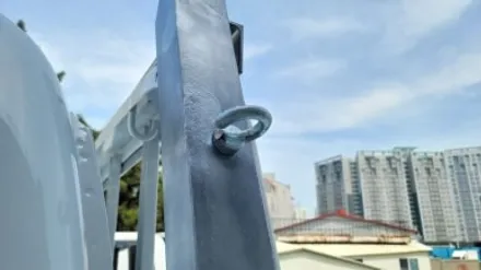 1톤 화물차 포터, 봉고 트럭 용품 난간대 보호대 보호가드 바디블럭 시공! / 하남 풍산동