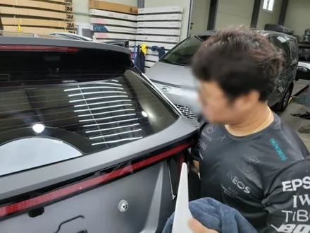 N라인 투싼 썬팅 정석대로 틴팅 시공 / 하남 풍산동