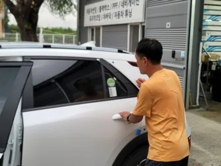 니로 하이브리드 윈도 틴팅 시공기 / 하남 풍산동